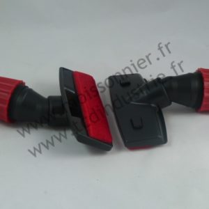 Brosse tire fils rouge 17 cm ø universel (30-38 mm)