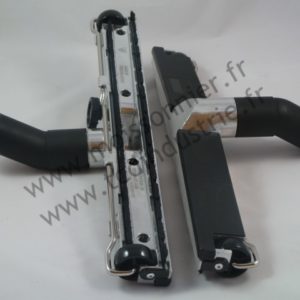 Brosse alu WESSEL-WERK GRD 45 cm + bandes brosses ø 38 mm + roulettes