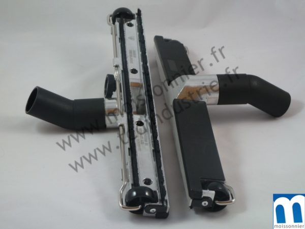 Brosse alu WESSEL-WERK GRD 45 cm + bandes brosses ø 38 mm + roulettes