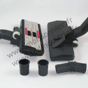 Combiné brosse capteur confort ā roulettes ø 35 mm + 3 manchons