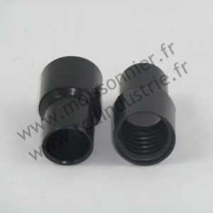 Embout vissant 25 mm sur flexible ø 25 mm intérieur