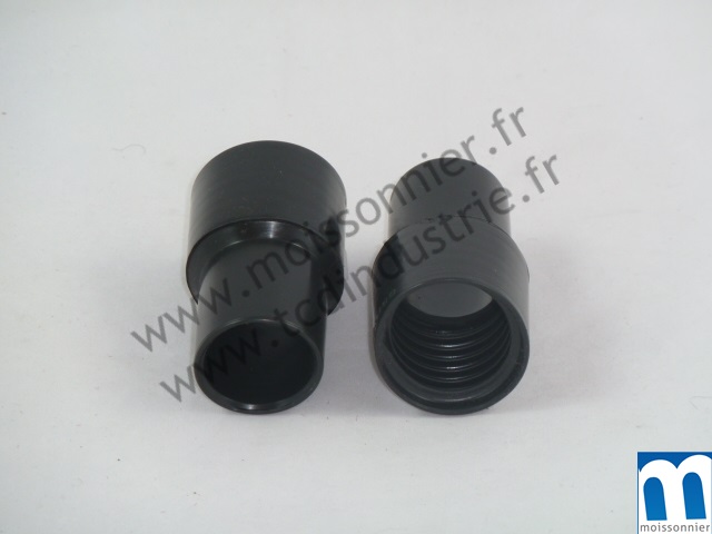 Embout vissant 25 mm sur flexible ø 25 mm intérieur