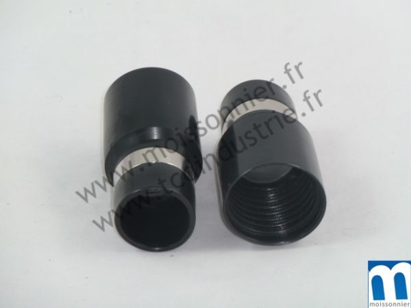 Embout (avec bague) vissant ø 32 mm sur flexible ø 32 mm intérieur