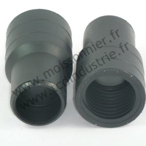 Embout vissant 38 mm antistatique NON MARQUANT ø38 mm int. et ø45 mm
