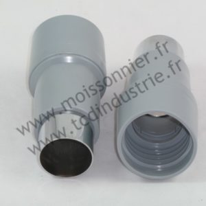 Embout tournant pour prise ø 32 mm et pour flexible ø 38 mm