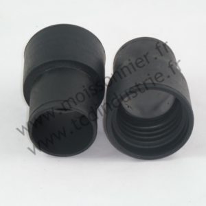 Embout vissant 51 mm antistatique sur flexible ø 51 mm int. (rigide)
