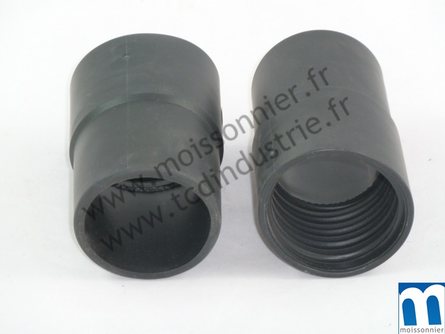 Embout vissant 51 mm sur flexible armé ø 51 mm intérieur