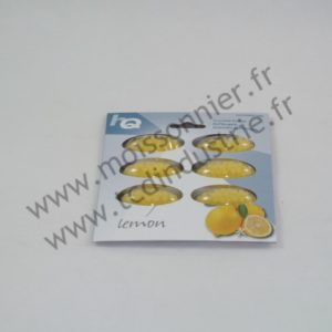 Blister perlettes x6 parfum citron