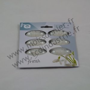 Blister perlettes x6 parfum frais