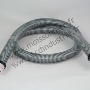 Flexible gris ø 32 mm 1,80 m avec 1 clik + 1 ring