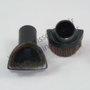 Brosse en crin demi-lune