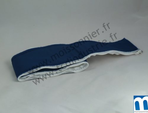 Housse TREVIL 420x1150x300 polyester coton bleu