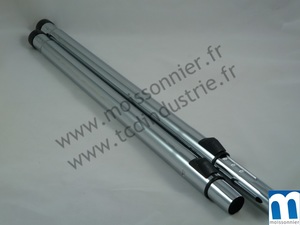 Tube télescopique chromé ø 32 mm